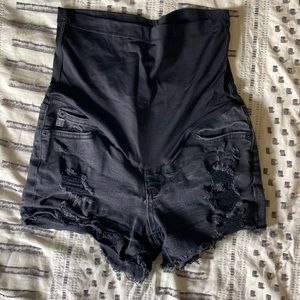 Pinkish Maternity Shorts